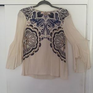 Cream Blouse